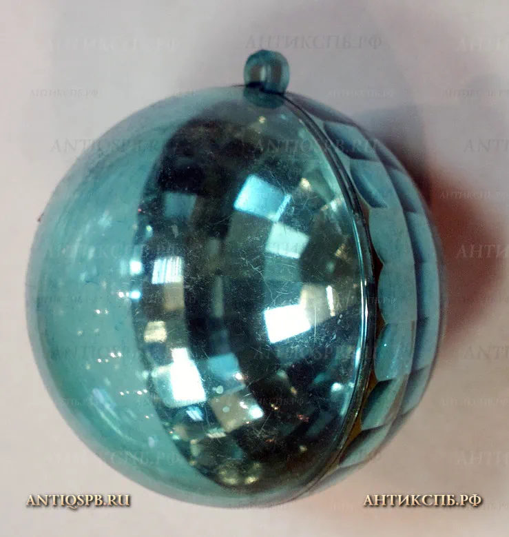 Елочная игрушка "Шар". СССР. Сер. ХХ века. №21321.26